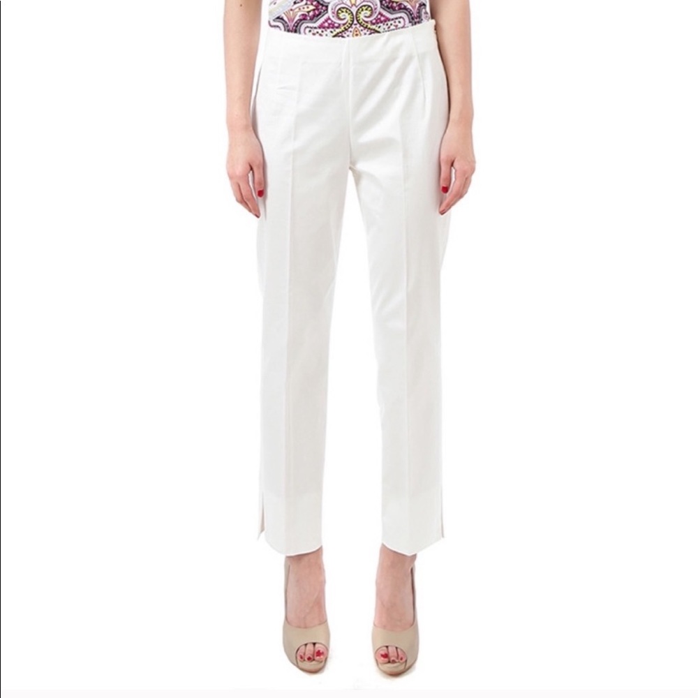 Prada • White Slim Straight Pants